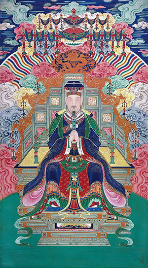 玉皇大帝畫像
